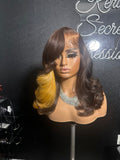 Recess Pieces Deep Side Part 4 Bundles Of 16 Inch With 5x5 HD Closure Head Size Large 23